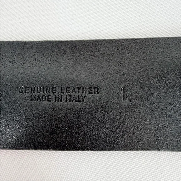 Sundance Women’s size Large Black Leather Loop Belt - Picture 8 of 10